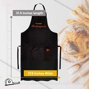 Black cooking /baking apron - brand new